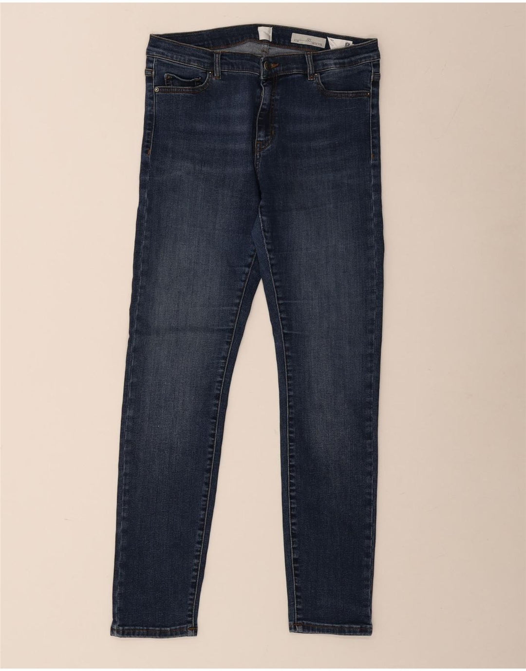 Hugo Boss Femme Jean Slim W30 L32 Bleu Coton