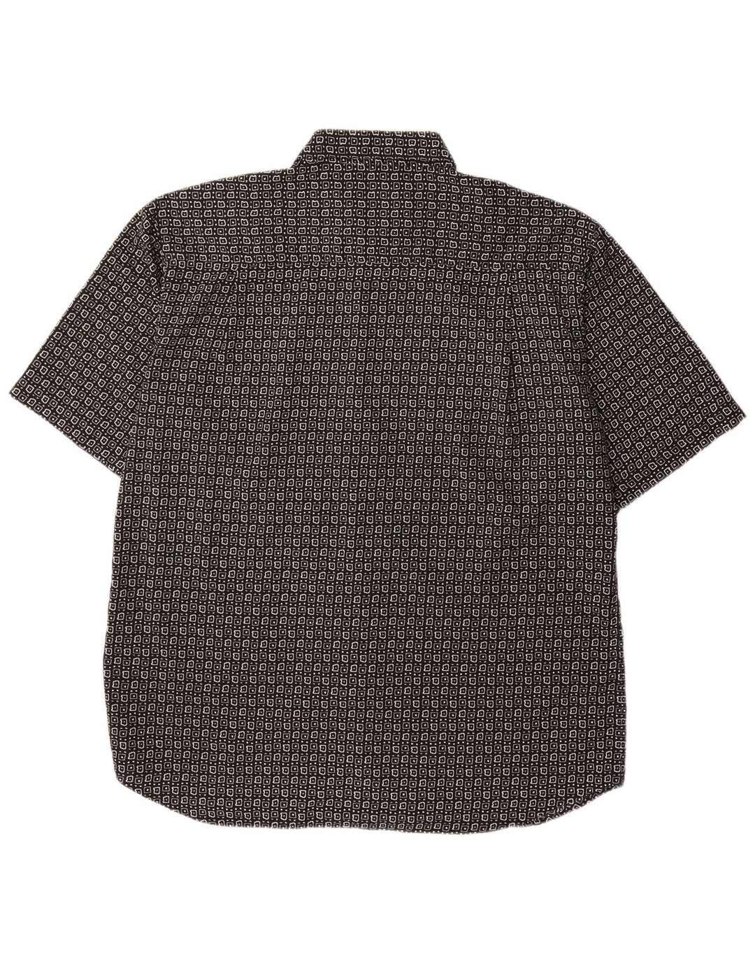 Canda Chemise à Manches Courtes Homme XL Noir Géométrique Polyester