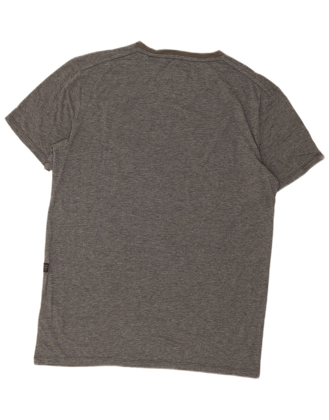 G-STAR Homme Graphic T-Shirt Top Large Gris Coton