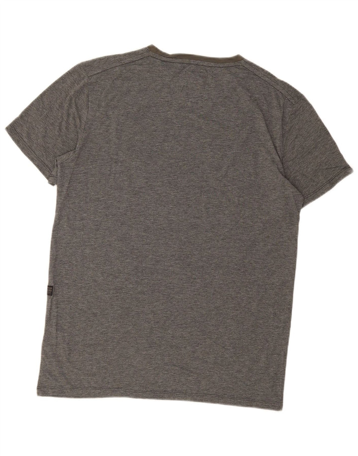 G-STAR Homme Graphic T-Shirt Top Large Gris Coton