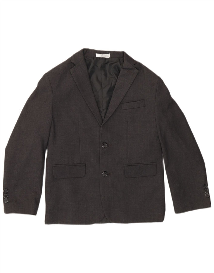 Izod Veste Blazer Husky 2 Boutons Garçon 9-10 Ans Gris Polyester