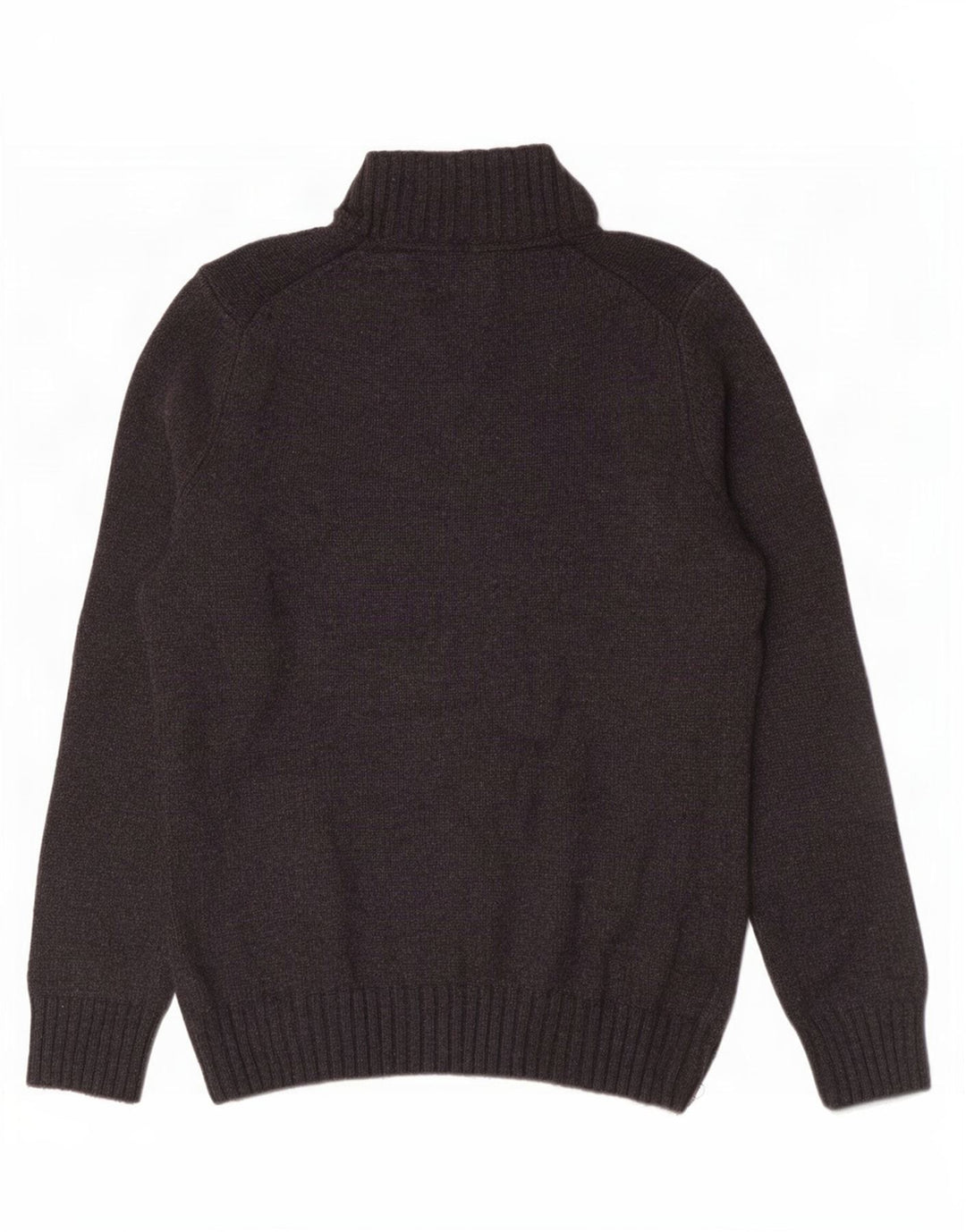 Marks & Spencer Pull bleu Harbor à col zippé pour homme, petit gris
