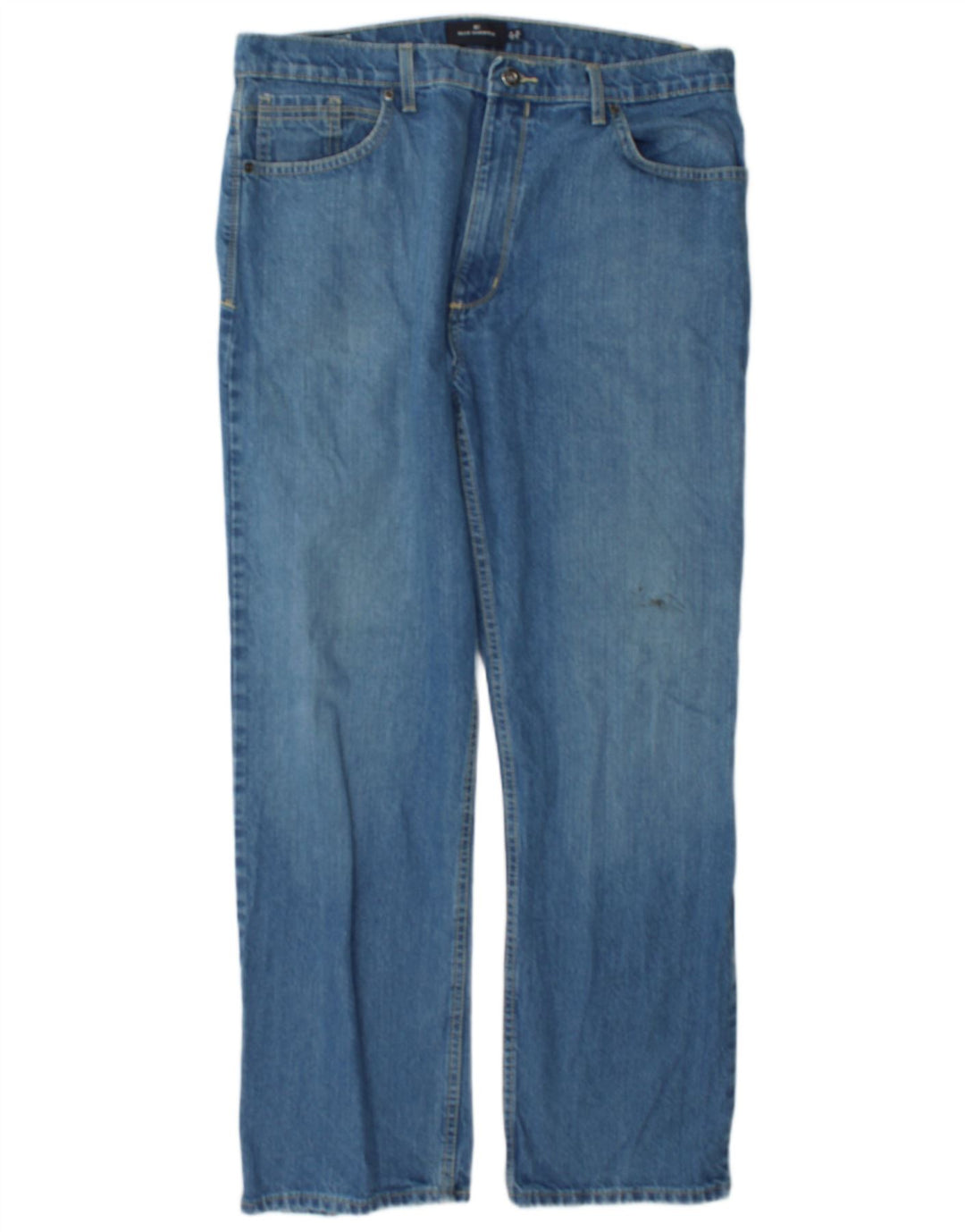 Marks & Spencer Jean droit Blue Harbor homme W36 L31 coton bleu
