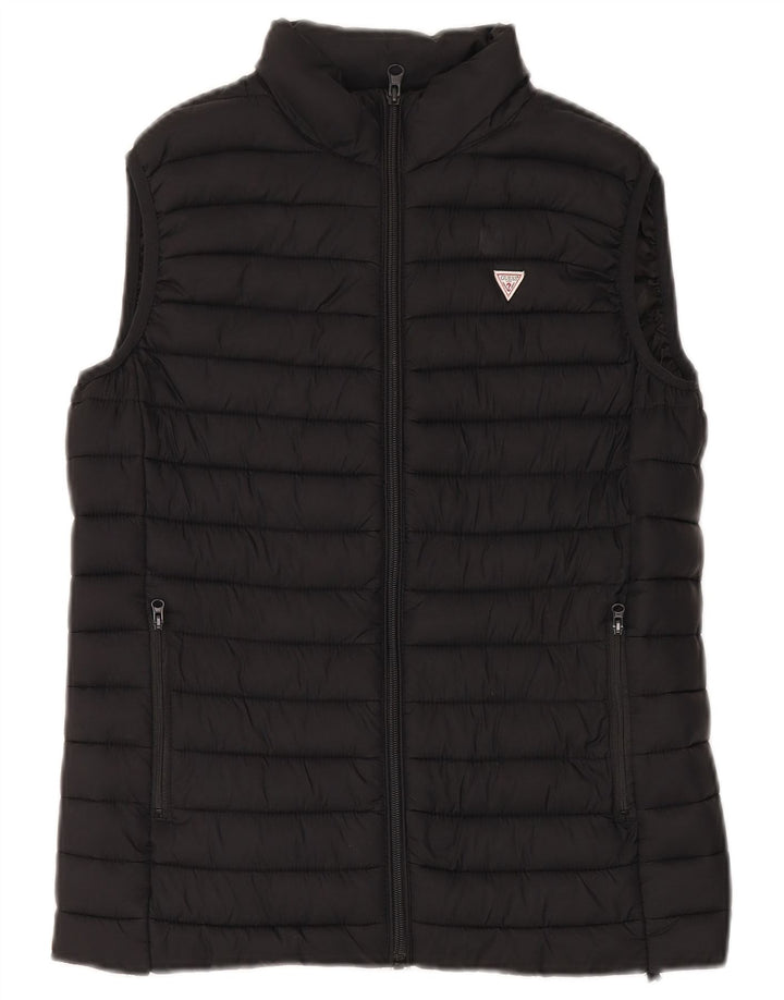 Guess Gilet rembourré garçon 13-14 ans Noir Polyamide