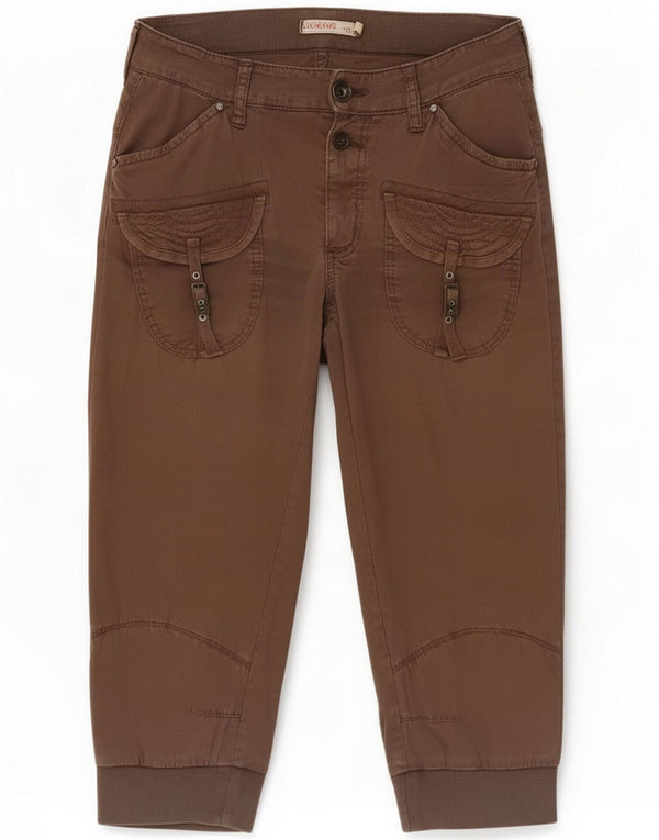 Liu Jo Womens Bermuda Shorts Large W32 Brown Cotton