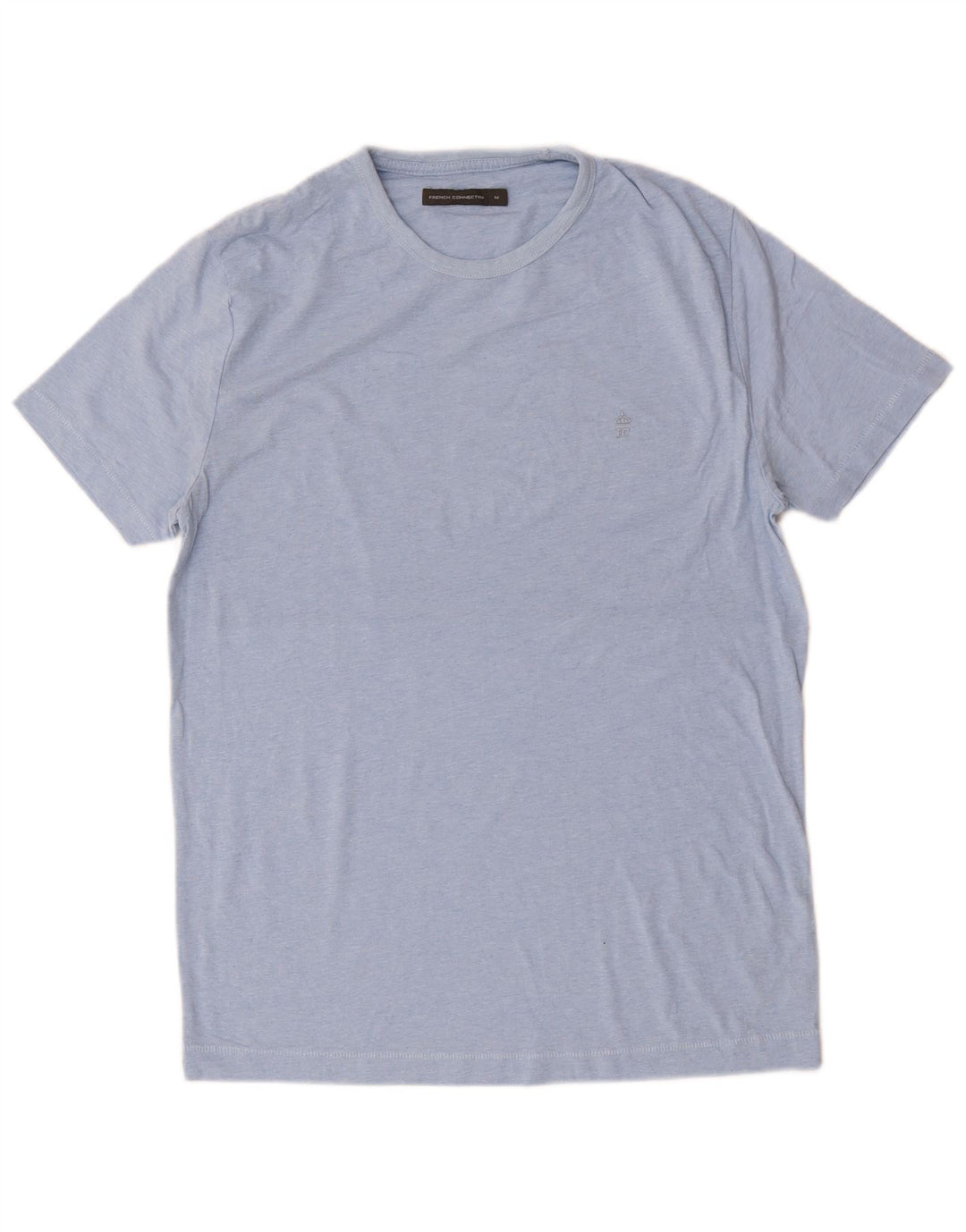 French Connection T-Shirt Homme Bleu Moyen Coton