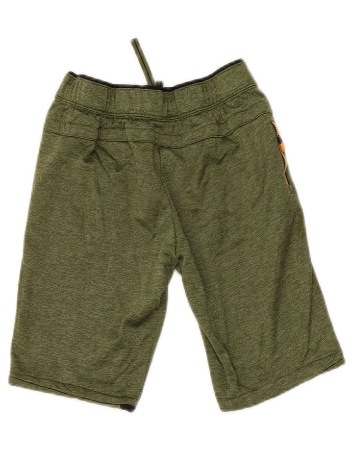 RUSSELL ATHLETIC Boys Sport Shorts 10-11 Years Large Green Polyester Vintage Russell Athletic and Second-Hand Russell Athletic from Messina Hembry 