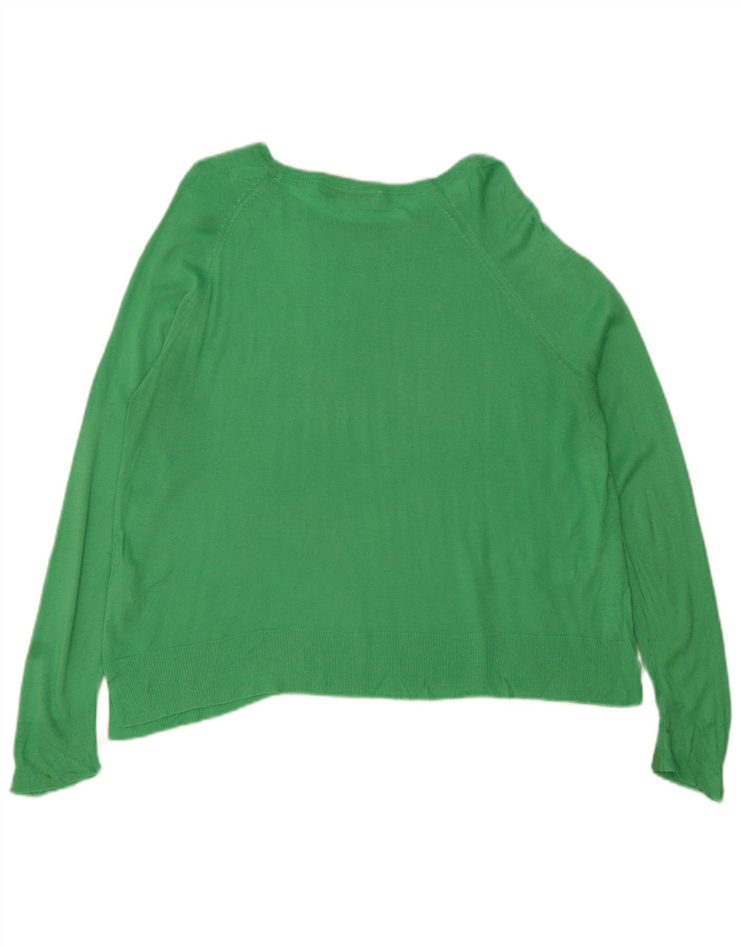 Zara Pull col bateau pour femme UK 14 Bleu moyen Viscose