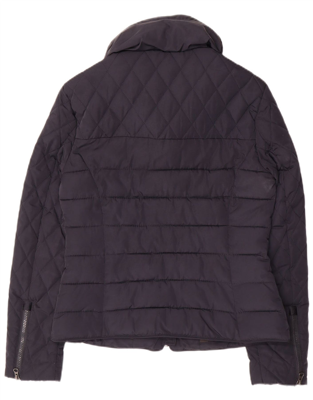 Superdry Veste matelassée pour femme UK 14 Medium Bleu Marine Polyester