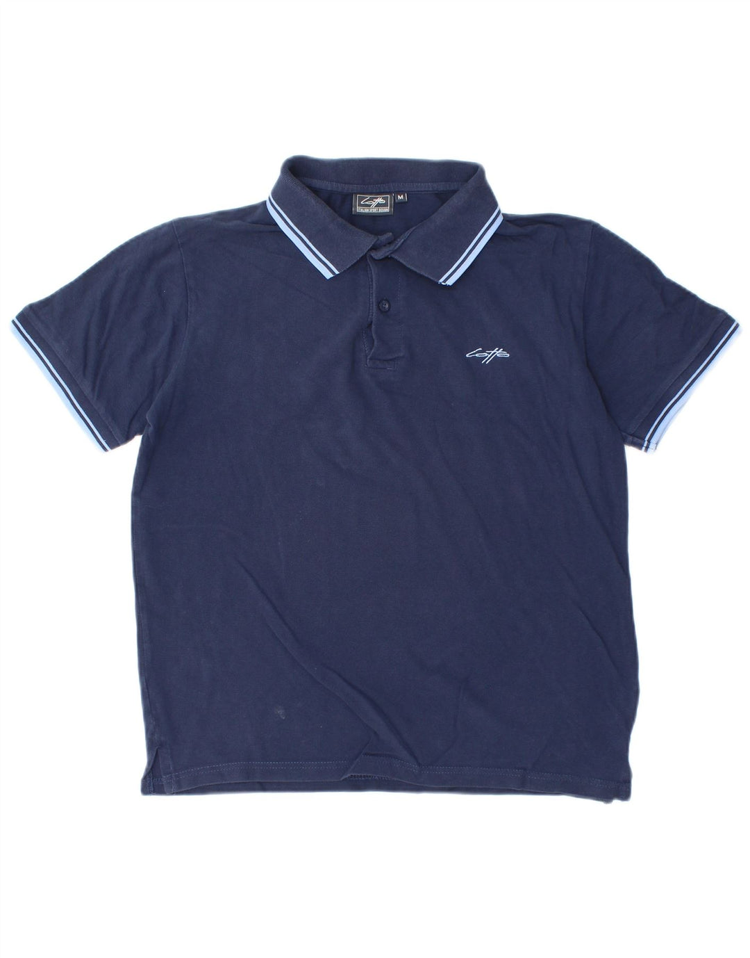 Lotto Polo Homme Rayé Bleu Marine Moyen