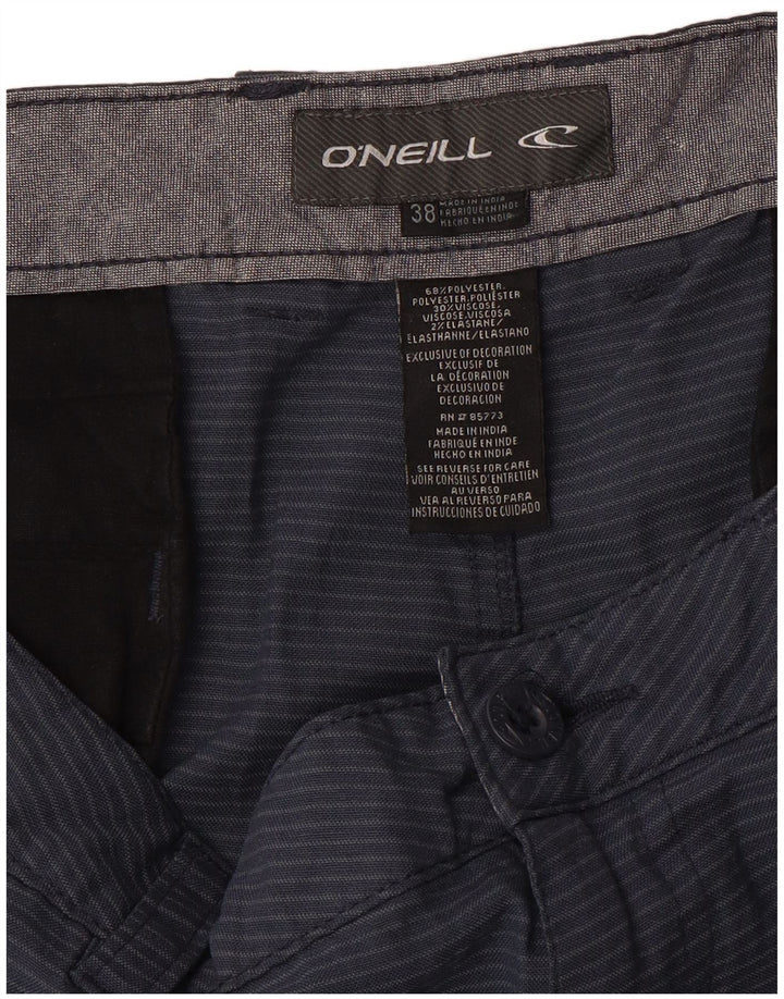 O'Neill Short Chino Homme W38 XL Bleu Marine Pinstripe Polyester