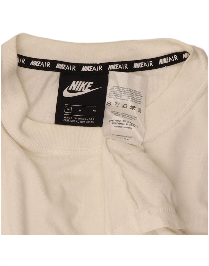 NIKE T-shirt graphique pour homme en coton blanc moyen