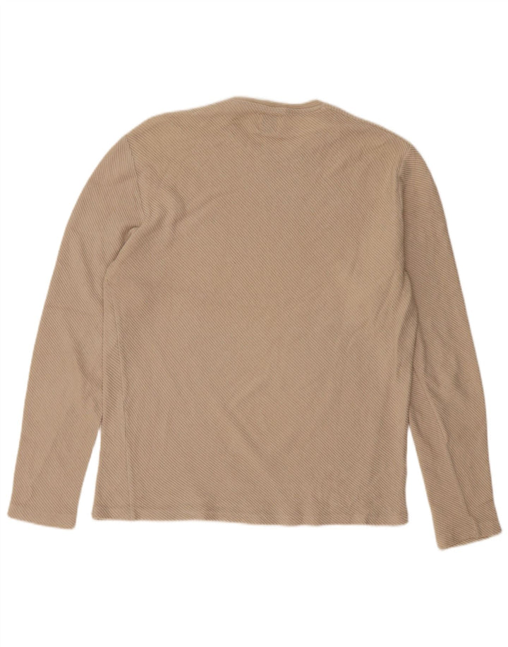 ZARA Homme Top Manches Longues Large Beige