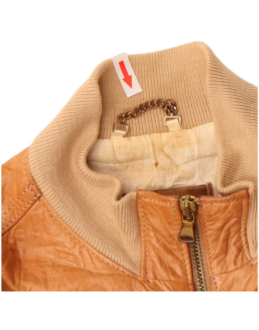 Daniele Alessandrini Veste en cuir pour femme IT 42 Cuir marron moyen
