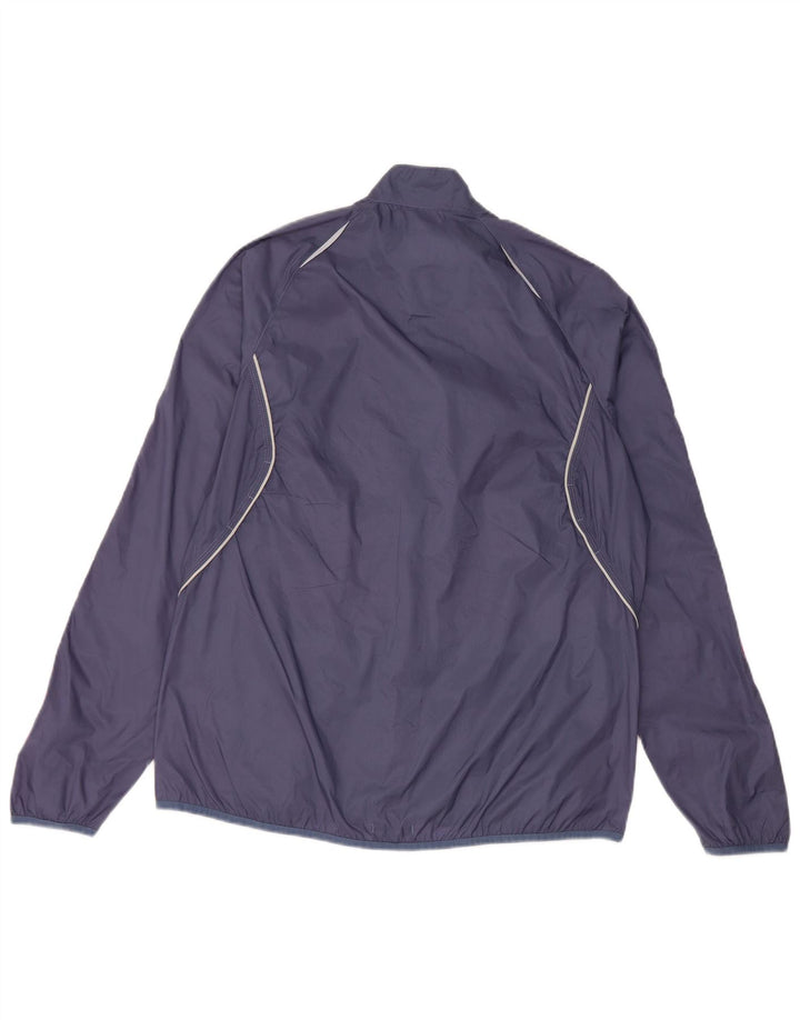 Adidas Veste de survêtement pour femme UK 16 Large Bleu Marine Nylon