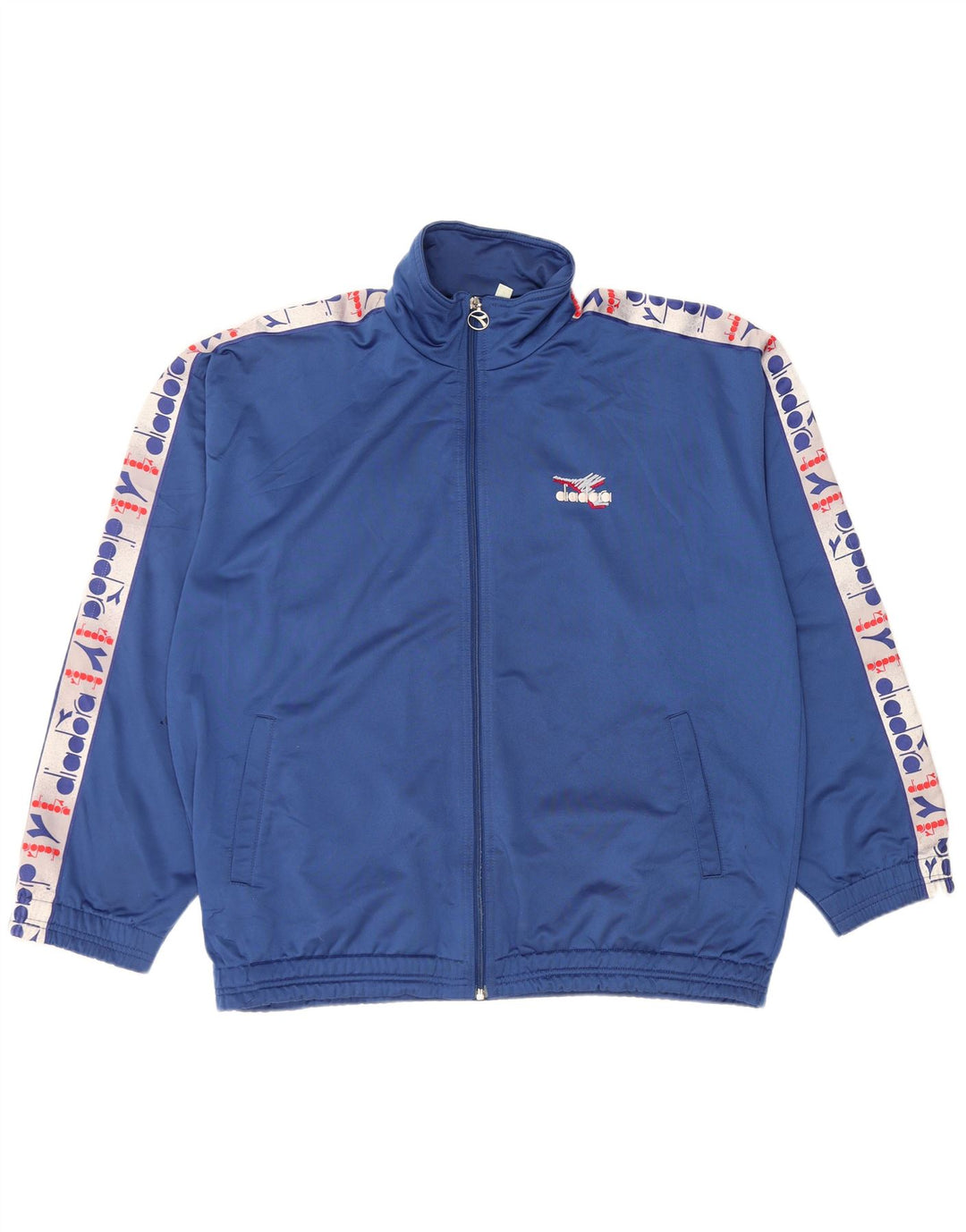 DIADORA Veste de Survêtement Graphique Homme UK 44 XL Bleu Polyester