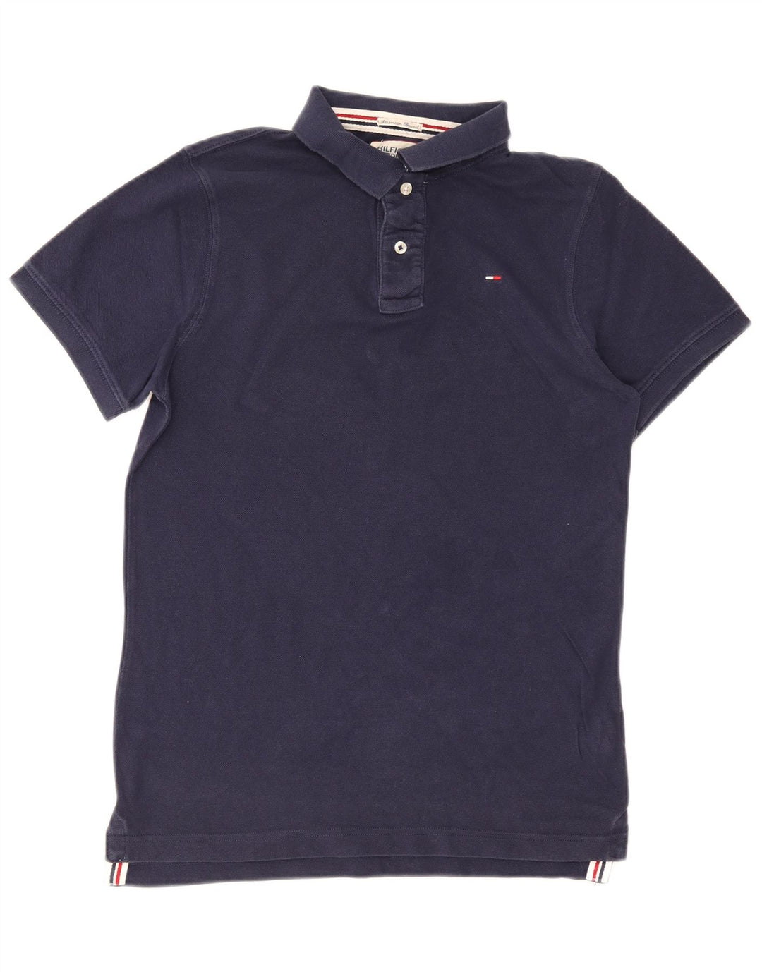 Tommy Hilfiger Polo Homme Bleu Marine Moyen Coton
