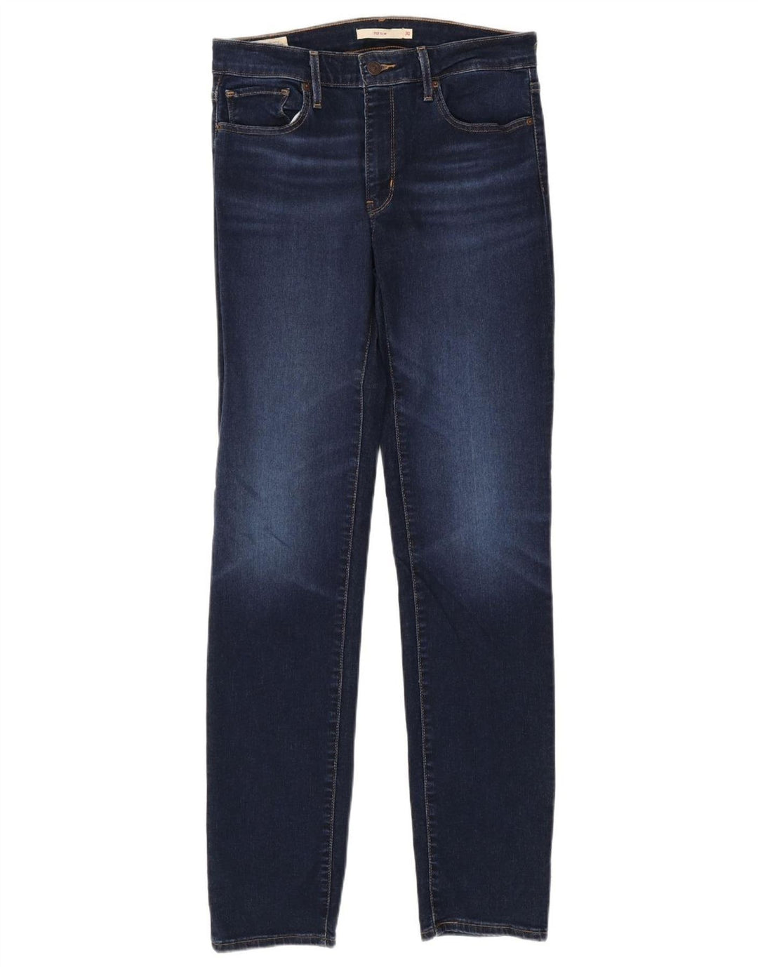LEVI'S Jean Slim 712 Femme W30 L34 Bleu Marine Coton