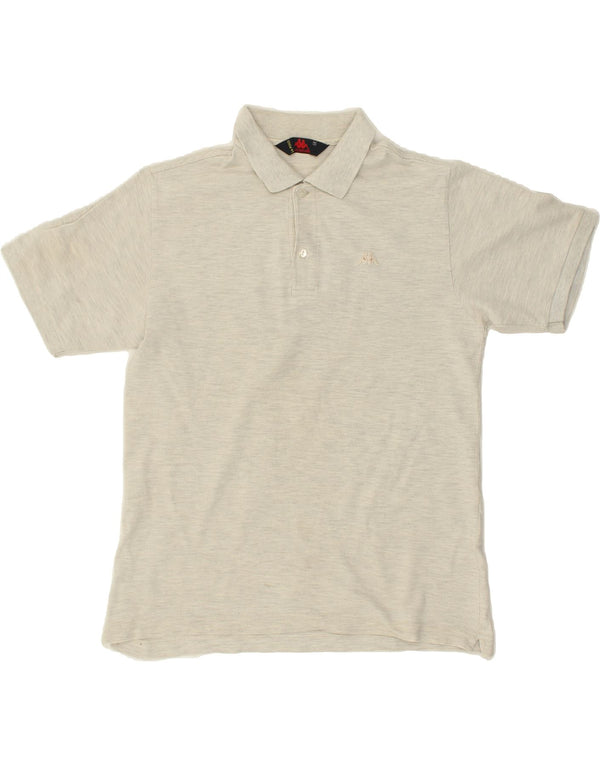KAPPA Polo Homme Gris Moyen Coton