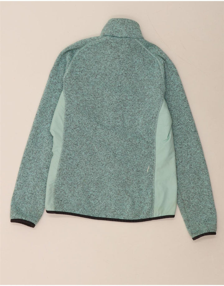 HELLY HANSEN Veste de survêtement pour femme UK 14 Large Vert Colourblock