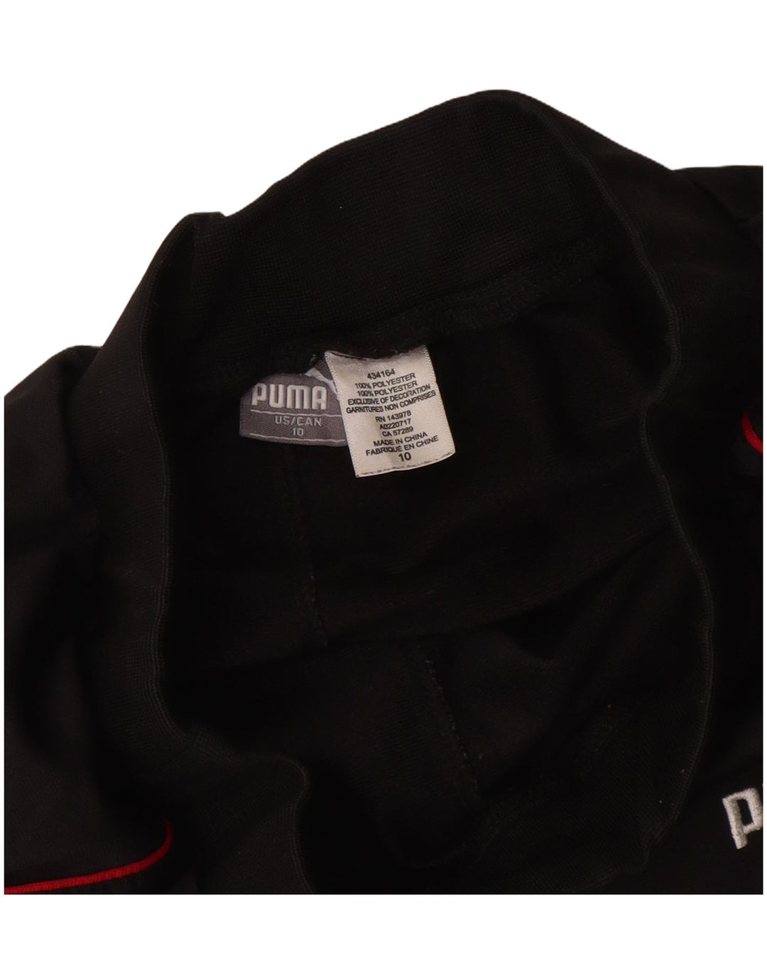 PUMA Pantalon de survêtement garçon 9-10 ans Noir Polyester