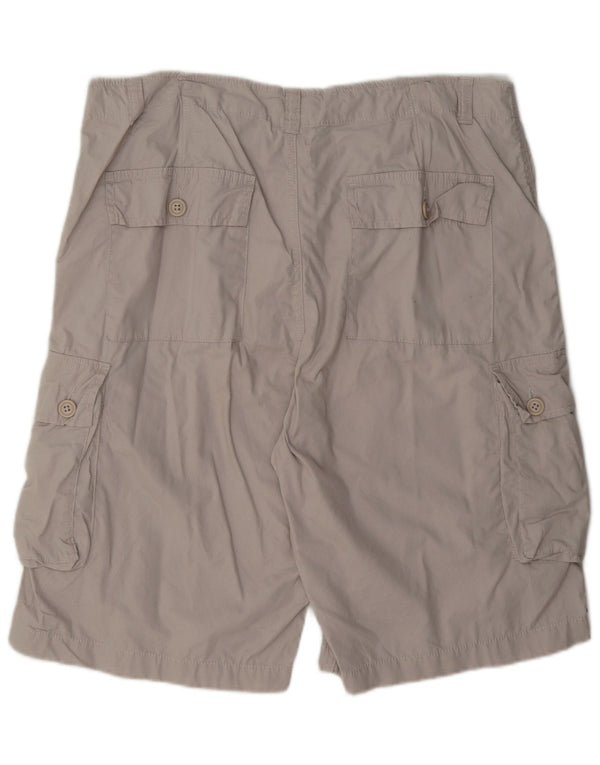 Marks & Spencer Short Cargo Blue Harbor W38 XL Homme Gris Coton