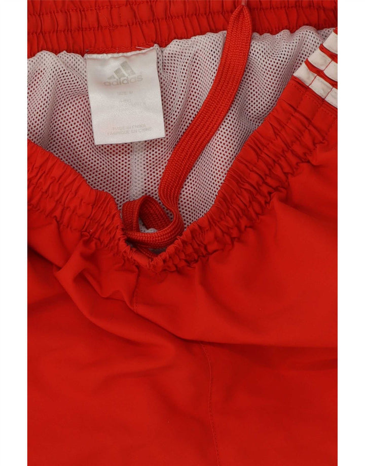 Adidas Short de sport homme rouge moyen polyester
