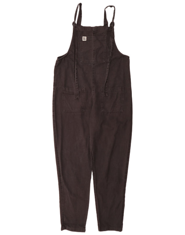 Lucy & Yak Combinaison salopette longue pour femme UK 12 en coton noir moyen