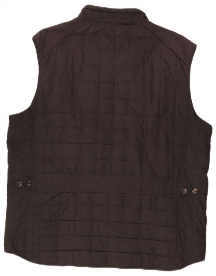 Massimo Dutti Gilet rembourré pour homme UK 44 2XL Noir