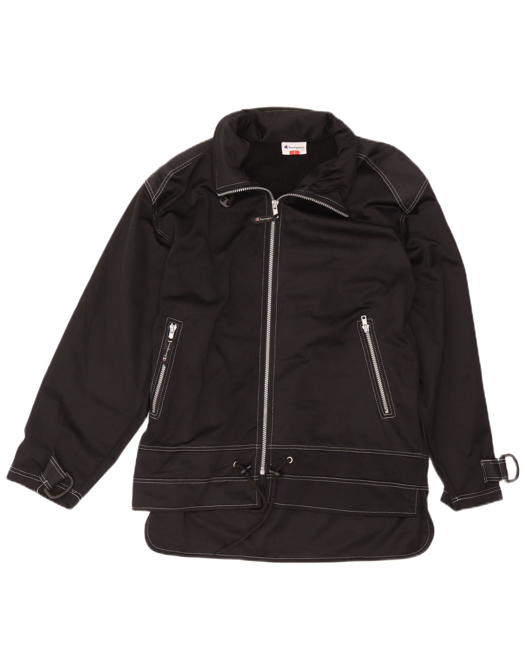 Champion Veste de survêtement graphique pour homme Petit noir Polyester