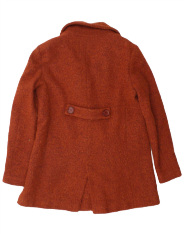 Zara Manteau croisé pour femme UK 12 Laine marron moyen