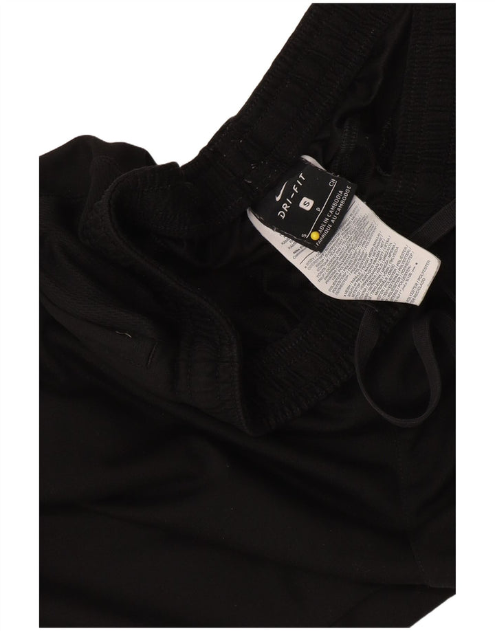 Pantalon de survêtement Nike Dri Fit Graphic pour femme UK 8 Small Noir Polyester
