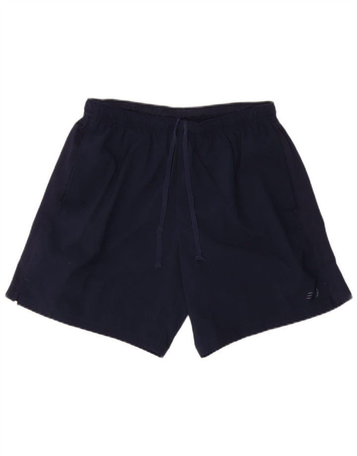 New Balance Short de sport pour hommes Grand bleu marine Polyester