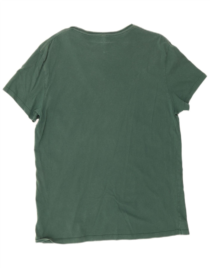 Jack Wills T-Shirt Graphique Homme Vert Moyen Coton