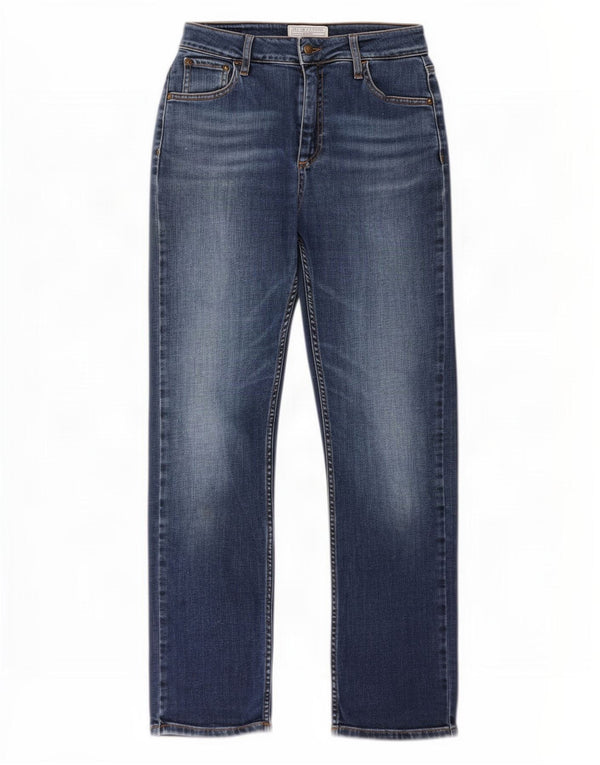 Fat Face Jean droit Newham pour femme UK 8 Small W26 L26 Bleu