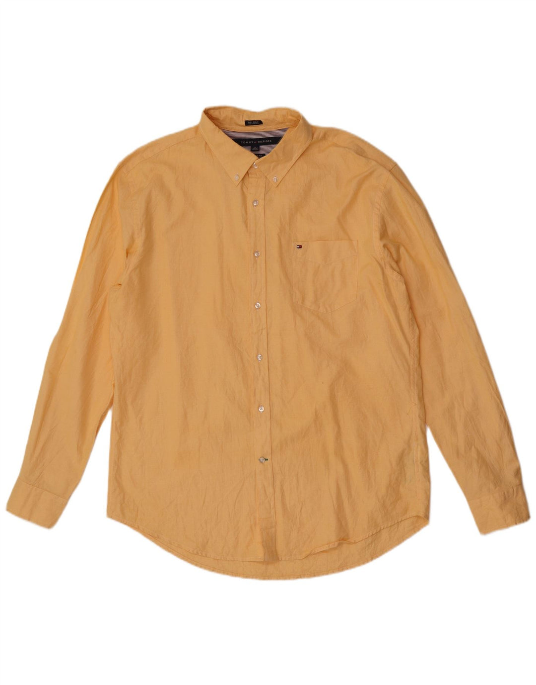 Tommy Hilfiger Chemise Custom Fit XL Jaune