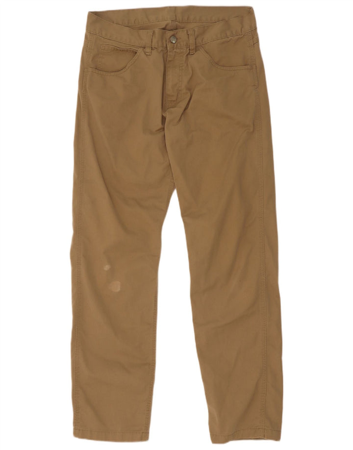 Carhartt Pantalon décontracté droit pour homme W32 L32 Marron Polyester