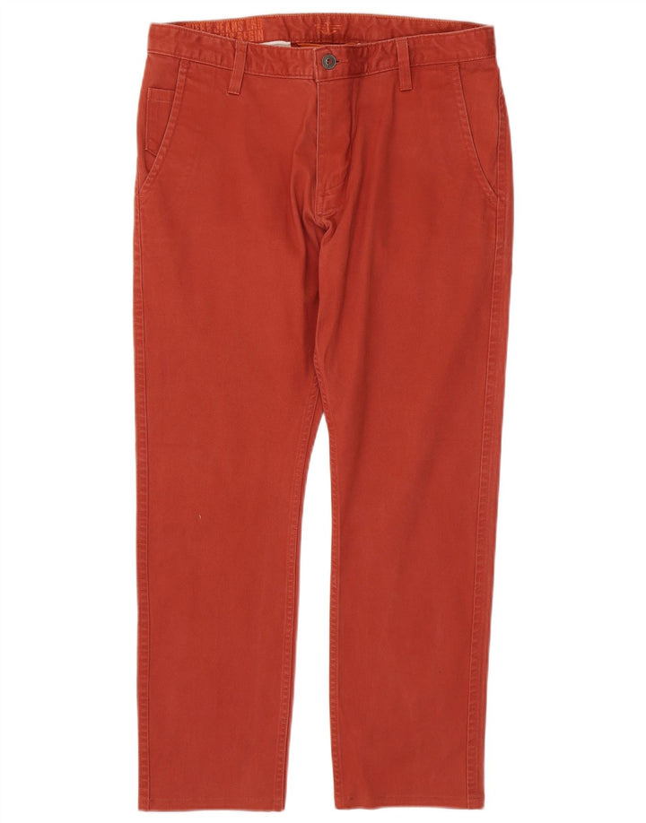DOCKERS Pantalon Chino Droit Homme W34 L28 Rouge