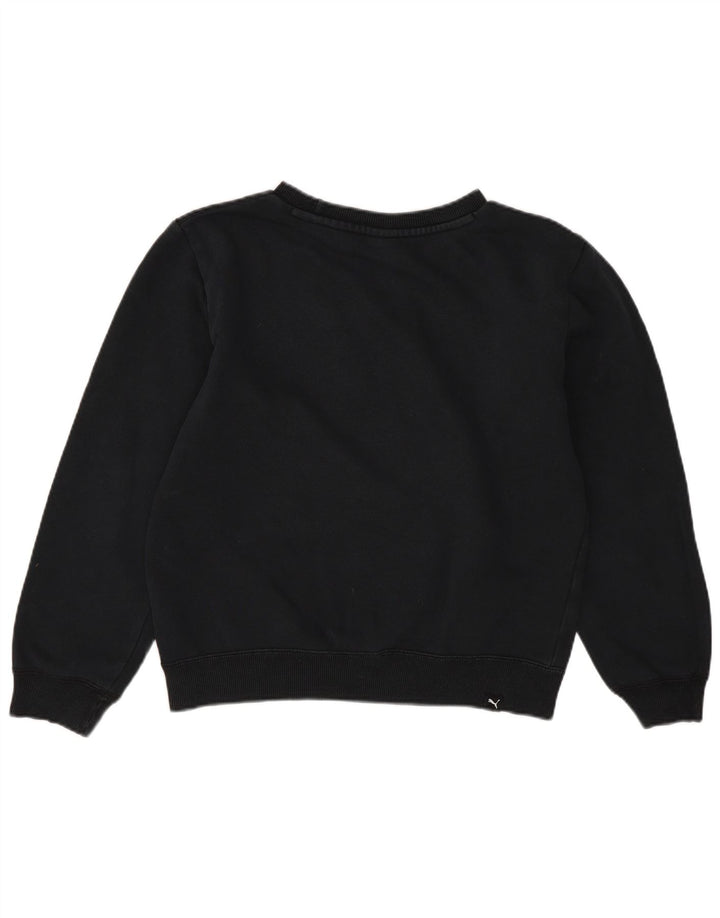 Puma Sweat-shirt Crop Graphic Fille 11-12 ans Noir Polyester