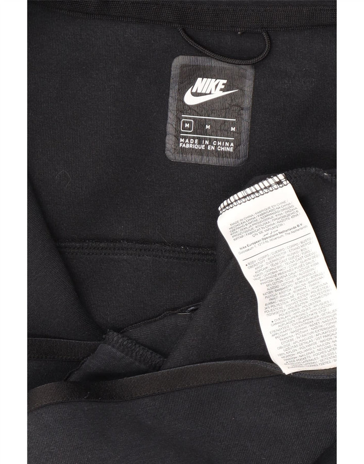 NIKE Pull à capuche zippé pour homme en coton noir moyen