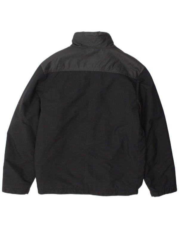 Adidas Veste coupe-vent pour homme UK 36 Petit nylon color block noir