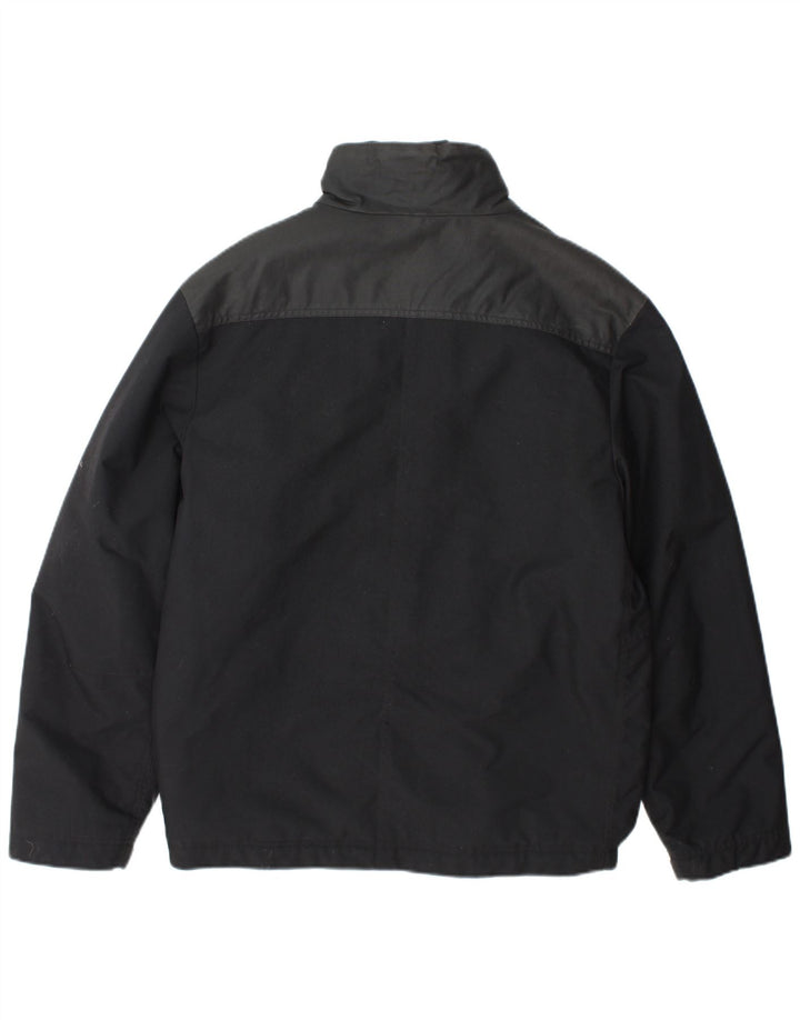 Adidas Veste coupe-vent pour homme UK 36 Petit nylon color block noir