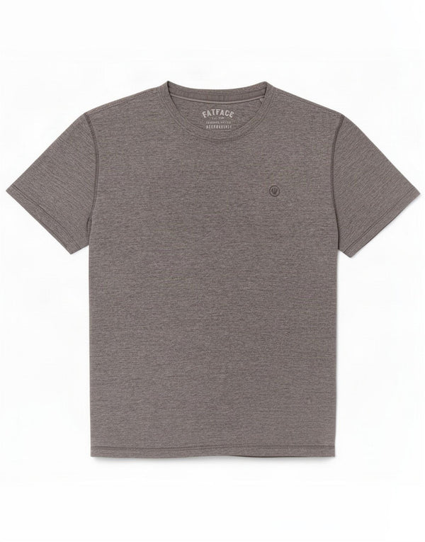 Fat Face Mens T-Shirt Top Large Grey Cotton