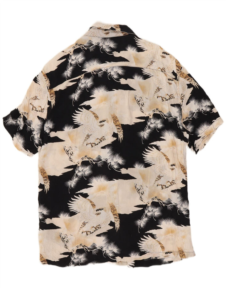 All Saints Chemise Graphique Medium Multicolore Colourblock Viscose Homme