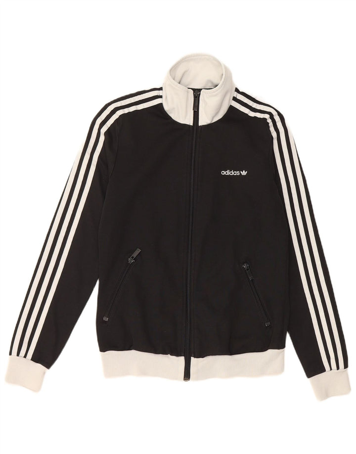 ADIDAS Veste de survêtement pour femme EU 36 Petit Noir Colourblock Coton