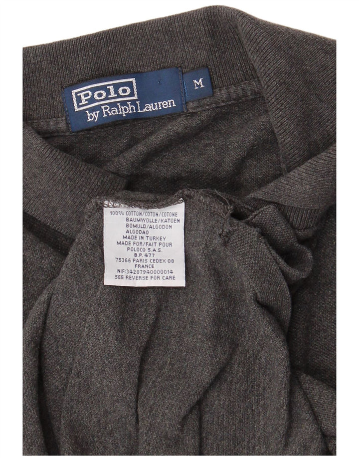 POLO RALPH LAUREN Polo à Manches Longues Homme Gris Moyen Coton