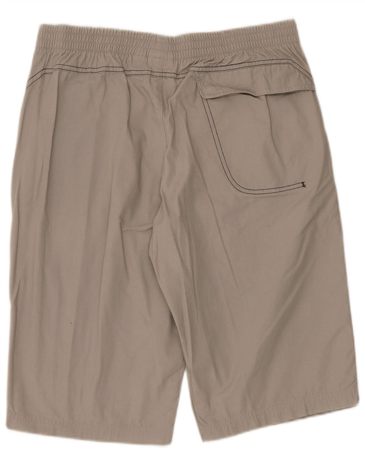 Adidas Short de Sport Homme Gris Moyen Coton