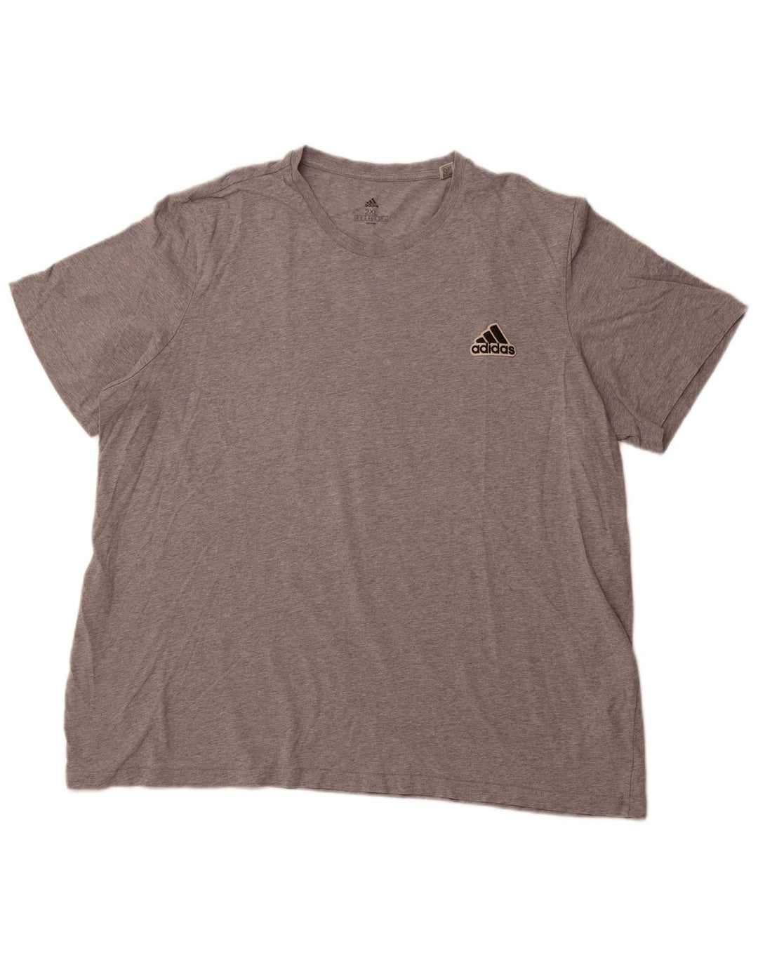 ADIDAS T-Shirt Homme Top 2XL Gris Coton