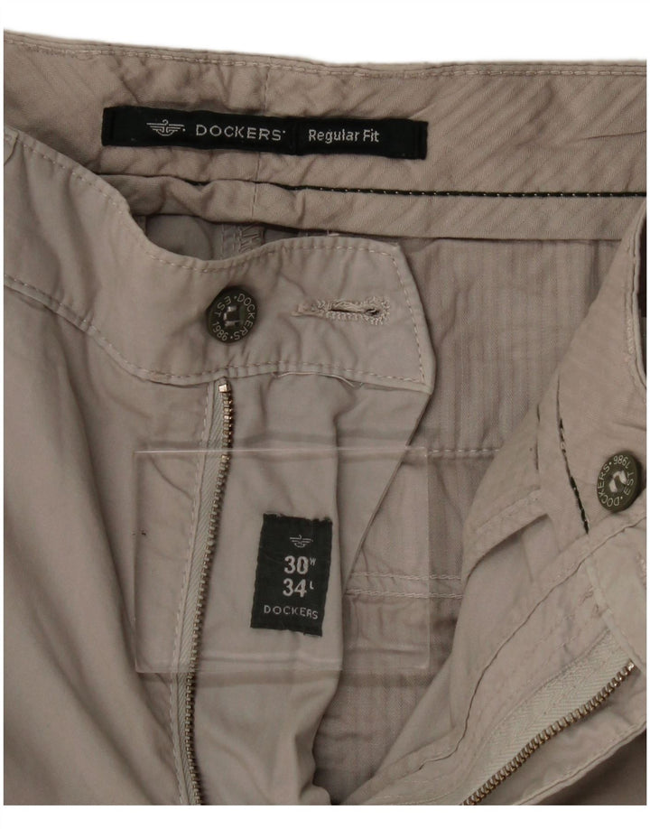 Dockers Pantalon Chino Droit Coupe Regular Homme W30 L34 Gris