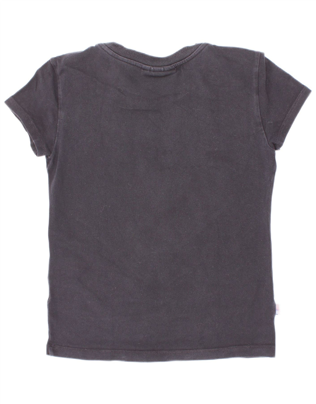 Blauer T-Shirt Graphique Fille 9-10 Ans Noir